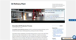 Desktop Screenshot of oilrefineryplant.com